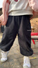 巴拉巴拉童裝兒童長(cháng)褲男童女童寶寶束腳褲子秋冬寬松百搭休閑褲 黑色90001 110 cm 曬單實(shí)拍圖