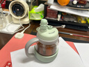 北鼎（Buydeem）新品茶水分離杯升降茶籃耐高溫玻璃杯便攜趣飲吸管水杯禮物泡茶杯 曬單實(shí)拍圖