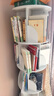 全品屋旋轉書(shū)架落地一體靠墻置物架簡(jiǎn)易收納物儲兒童客廳繪本書(shū)柜子 曬單實(shí)拍圖