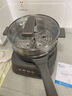 美的（Midea）鈦陶電炒鍋 電蒸鍋宿舍煮鍋炒菜專(zhuān)用分體式家用多功能一體電火鍋煎鍋5.5L多用途鍋HCG3218S配蒸籠 曬單實(shí)拍圖