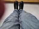 康奈（kangnai）男棉鞋25年冬季新品加絨保暖棉靴牛皮商務(wù)休閑皮鞋爸爸鞋 黑色 40 曬單實(shí)拍圖