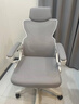 惠尋電競椅子人體工學(xué)游戲人工力學(xué)座椅久坐宿舍學(xué)習電腦椅可躺辦公椅 【1級氣桿】可后躺-白灰色 曬單實(shí)拍圖