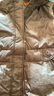 雪中飛羽絨服女2025款中長(cháng)款寬松保暖外套媽媽裝卡其色6XL 曬單實(shí)拍圖