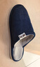 回力日系柔軟情侶棉拖秋冬家居室內保暖棉鞋男款HL0006藍色44-45碼 曬單實(shí)拍圖