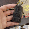 尚庸郡天然菩薩奇楠沉香佛牌掛墜保真沉水級棋楠藥師佛吊墜木質(zhì)掛件脖掛 約60*30*10mm*15g 曬單實(shí)拍圖