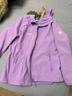 猛犸象（MAMMUT）Ultimate Comfort女士戶(hù)外防潑水耐磨連帽軟殼外套 鳶尾紫 M 曬單實(shí)拍圖