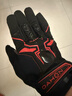 大行（DAHON）自行車(chē)騎行觸屏手套加絨保暖男女電動(dòng)摩托公路秋冬滑雪運動(dòng)戶(hù)外裝 黑紅色 L 曬單實(shí)拍圖