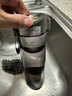 諾百紛5系一鍵彈蓋磁彈泡茶杯Tritan材質(zhì)茶水分離杯運動(dòng)塑料水杯 深灰-800ml 曬單實(shí)拍圖