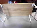 爾思家床上電腦桌臥室小型實(shí)木兒童學(xué)習桌床桌大學(xué)宿舍懶人桌簡(jiǎn)易小桌子 白架原木60*45*30cm 曬單實(shí)拍圖