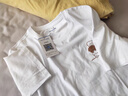 真維斯（JEANSWEST）慵懶風(fēng)顯瘦印花純棉短袖t恤女夏季新款五分袖半袖寬松學(xué)生上衣 曬單實(shí)拍圖
