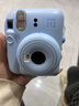 FUJIFILM(富士) instax mini12 立拍立得 一次成像相機 生日禮物 七夕禮物 送禮可愛(ài)迷你立拍立得相機 MINI12 繡球藍 曬單實(shí)拍圖
