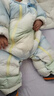 babycare兒童羽絨服秋冬白鴨絨保暖童裝輕薄寶寶外穿嬰兒爬服 薄荷天空 90 曬單實(shí)拍圖