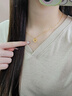 中國黃金（CHINA GOLD）鏤空愛(ài)心黃金項鏈女18K金吊墜金飾生日禮物送女友老婆結婚紀念日 產(chǎn)品禮盒（勿拍） 曬單實(shí)拍圖