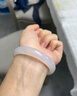 周大生白月光玉髓手鐲子白透天然新中式國風(fēng)玉鐲生日送女友媽媽生日禮物 曬單實拍圖