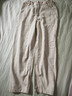 無(wú)印良品（MUJI）女式 木棉混寬版錐形褲 褲子女款休閑褲長(cháng)褲女裝春夏季 BE1XIA5S 原色 M （160/66A） 曬單實(shí)拍圖