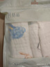 十月結晶嬰兒小方巾兒童毛巾純棉紗布口水巾寶寶洗臉巾新生柔軟 【漫游計劃6層柔紗】3條-30*30cm 曬單實(shí)拍圖