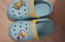 巴布豆兒童拖鞋男女童寶寶洞洞鞋夏軟底嬰幼兒涼拖鞋 淺黃 150碼 曬單實(shí)拍圖