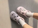 卡駱馳（CROCS）秋冬新品休閑鞋秋冬洞洞鞋貝雅暖絨暖棉|206633 裸粉-6PI 37 /38(230mm) 曬單實(shí)拍圖