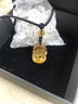 侗秘黃水晶貔貅吊墜男女情侶天然水晶吊墜本命年項(xiàng)鏈送女友 珍藏級7-8g繩鏈款 曬單實(shí)拍圖