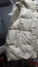 鴨鴨（YAYA）羽絨馬甲女外穿秋冬新款情侶男女同款連帽馬夾背心羽絨服外套 米白色 XL /175(建議130-145斤) 曬單實(shí)拍圖