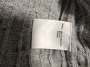 gxgjeans男裝 多色絞花毛衣含羊毛休閑保暖針織衫外套男25秋新品 灰色 L (175) 曬單實(shí)拍圖