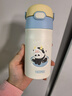 膳魔師兒童保溫杯熊貓吸管水杯幼兒園兒童水杯學(xué)生開學(xué)必備水壺350mL藍(lán) 曬單實(shí)拍圖