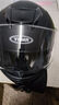 野馬（YEMA）摩托車(chē)頭盔電動(dòng)車(chē)全盔男女士四季機車(chē)3C認證成人騎行電瓶車(chē)安全帽 亞黑-透明鏡 透明鏡片 曬單實(shí)拍圖