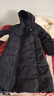 匹克馭雪羽絨服長(cháng)款三防羽絨服女新款保暖通勤百搭長(cháng)款過(guò)膝連帽外套 黑色 M 曬單實(shí)拍圖