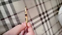 水云淼沙金三生三世手鐲高級感百搭手飾品送女友七夕情人節(jié)走心禮物QC 遇見（單個禮盒裝） 曬單實拍圖