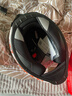 LS2情侶摩托車(chē)頭盔男女機車(chē)賽車(chē)四季全盔兒童盔防霧大尾翼802 特白/桔摩擦 XL(建議55-56頭圍) 曬單實(shí)拍圖