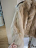 MSBEAST野獸小姐 saga皇冠狐貍毛 莼工暈染立領(lǐng)廓形皮草外套女丨朦朧妙想 暈染月光棕 M 曬單實(shí)拍圖
