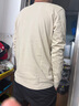 真維斯長(cháng)袖t恤男純棉重磅秋冬打底百搭上衣T0022 卡其色 XL 曬單實(shí)拍圖