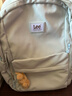 Lee學(xué)生雙肩包女新款韓版休閑大容量初高中校園書(shū)包戶(hù)外旅行包男 糖果藍 曬單實(shí)拍圖