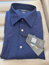 雅戈爾（YOUNGOR）長(cháng)袖襯衫男秋冬青年男襯衫羊毛加羊絨面料商場(chǎng)同款 藏青素色YLQW115520FJA 41 曬單實(shí)拍圖