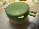 babycare兒童餐具輔食碗注水保溫碗不銹鋼叉勺寶寶吃飯喝水?huà)雰褐軞q禮盒綠 曬單實(shí)拍圖