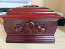 壽凰紅鐵檀實(shí)木骨灰盒福祿雙全 曬單實(shí)拍圖