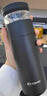 特美刻（TOMIC）茶水分離保溫杯男士茶杯便攜養生車(chē)載悶茶杯泡茶杯畢業(yè)季禮物 【鈦茶隔+陶瓷內膽】黑色520ml 曬單實(shí)拍圖