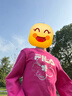 FILA【液氨整理】斐樂(lè )兒童童裝上衣2025年冬季新款女小童套頭衛衣 新洋紅-PC 130 曬單實(shí)拍圖