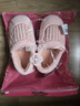 潔麗雅（Grace）棉拖鞋女士冬季居家包跟保暖厚底防滑居家用毛毛絨棉鞋女冬天 曬單實(shí)拍圖