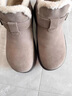 百麗（Belle）復古皮帶扣雪地靴女2025冬新商場(chǎng)同款厚底加保暖短靴E4K1DDD5預售 灰色 36 曬單實(shí)拍圖
