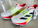 adidas ADIZERO BOSTON 12超輕緩震回彈馬拉松玻纖柱跑鞋阿迪達斯 象牙白/黑色/橙紅   42.5 曬單實(shí)拍圖