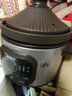 美的（Midea）快燉電燉鍋電砂鍋1h快燉煲湯燉湯鍋 電煮燉盅煲湯鍋煮粥紫陶鍋3.5L雙環(huán)火一體多功能鍋MD-DGE35J56 曬單實(shí)拍圖