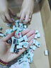 妙記迷你麻將牌26mm加厚手搓mini便捷小麻將144張綠色MJ8689 曬單實(shí)拍圖