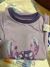 迷你巴拉【植物肌】男女童T恤夏涼感抑菌不悶汗短袖上衣 粉紫 【100%植物纖維】 110 曬單實(shí)拍圖
