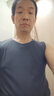 雅鹿2件男士保暖背心男無(wú)痕加厚加絨秋冬大碼保暖內衣打底衫內穿 【黑+灰】2件裝 2XL (建議120-155斤) 曬單實(shí)拍圖