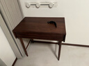 全友家居 現代簡(jiǎn)約北美黑胡桃木實(shí)木斗柜臥室客廳收納儲物置物三斗柜 曬單實(shí)拍圖