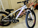 喜德盛兒童自行車(chē)小王子變速車(chē)7速青少年學(xué)生通勤運動(dòng)騎行單車(chē)藍銀色 曬單實(shí)拍圖