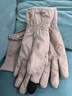 九州絲羽加厚羽絨棉手套女冬季騎行騎電瓶車(chē)加絨防風(fēng)防寒保暖可觸屏防水 粉色【附贈收納袋】 均碼 曬單實(shí)拍圖