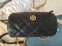 Tory Burch  湯麗柏琦【線(xiàn)上專(zhuān)享】 WILLA 肩背圓筒包TB 153372 黑色 001 OS 曬單實(shí)拍圖