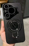 卡西奇金屬鏡頭雙支架適用華為pura70手機殼70pro磨砂親膚ultra帶磁吸充電pro+全包防摔創(chuàng  )意橫豎高級殼 【黑色】磨砂金屬雙支架殼 華為Pura 70 Pro 曬單實(shí)拍圖